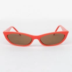 Los Angeles Apparel SGSKCAT - Katya Skinny Cat Eye Sunglasses Women's