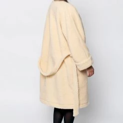 Los Angeles Apparel SHR312 - The Oversized Sherpa Wrap Coat Women's