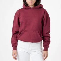 Los Angeles Apparel HF09GD Unisex - Garment Dye 14oz. Heavy Fleece Hooded Pullover Sweatshirt Women's