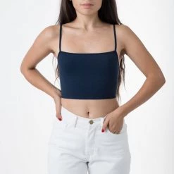 Los Angeles Apparel 8396 - Spaghetti Crop Top
