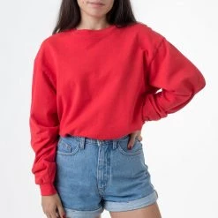 Los Angeles Apparel MWT07GD Unisex - Long Sleeve Garment Dye French Terry Pullover 22 Los Angeles Apparel MWT07GD Unisex - Long Sleeve Garment Dye French Terry Pullover