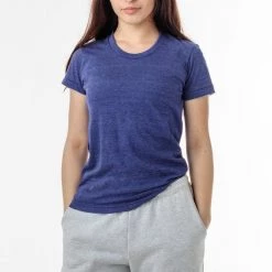 Los Angeles Apparel TR3001 - Short Sleeve Tri-Blend T-Shirt Women's