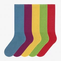 Los Angeles Apparel UNISOCK5 - 5-Pack Unisex Sock Women's