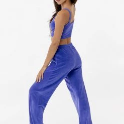 Los Angeles Apparel Women's VLR315GD - Garment Dye Velour Lounge Pant 17 Los Angeles Apparel Women's VLR315GD - Garment Dye Velour Lounge Pant