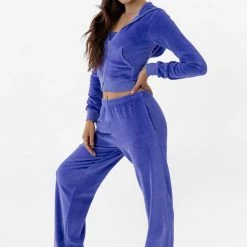 Los Angeles Apparel Women's VLR315GD - Garment Dye Velour Lounge Pant 16 Los Angeles Apparel Women's VLR315GD - Garment Dye Velour Lounge Pant