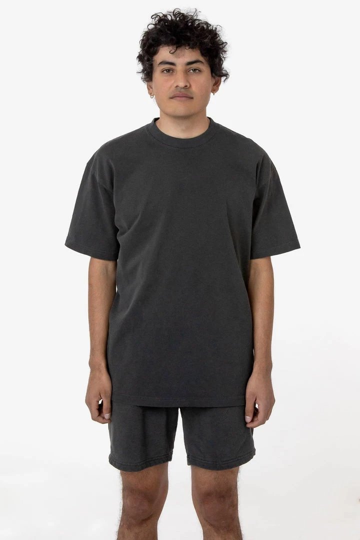 Los Angeles Apparel Men's HF02GD Mix - Garment Dye 14oz. Heavy Fleece Mid-Length Short 7 Los Angeles Apparel Men's HF02GD Mix - Garment Dye 14oz. Heavy Fleece Mid-Length Short