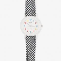 Los Angeles Apparel WCHABDF - Casio Women's Houndstooth Band Watch