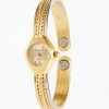 Los Angeles Apparel WCHRSILGO - Women's Gold Bracelet Watch