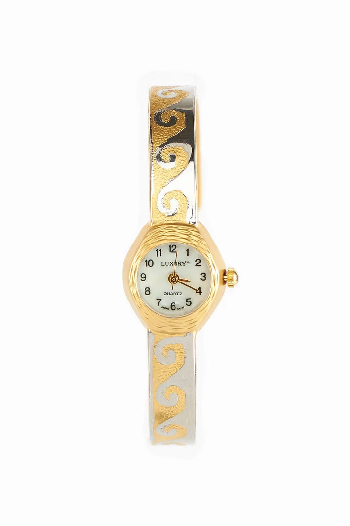 Los Angeles Apparel WCHRSILGO - Women's Gold Bracelet Watch 8 Los Angeles Apparel WCHRSILGO - Women's Gold Bracelet Watch