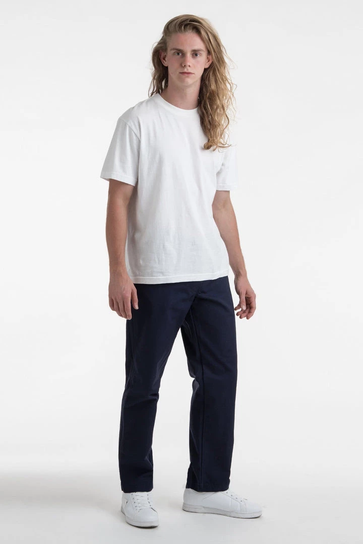 Los Angeles Apparel RTWL01 - Twill Work Pants Navy Women's 3 Los Angeles Apparel RTWL01 - Twill Work Pants Navy Women's