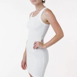 Los Angeles Apparel Women's 43286 - Baby Rib Mini Tank Dress