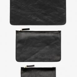 Los Angeles Apparel RLH3411 - Small Leather Zip Pouch