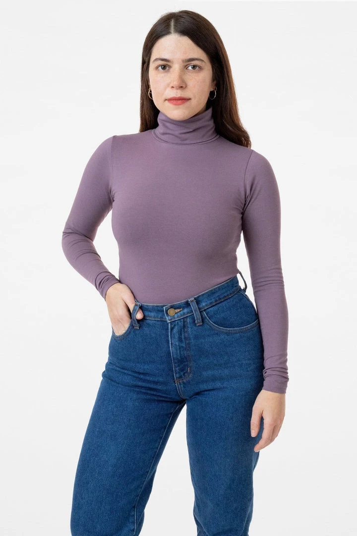 Los Angeles Apparel 8306 - Cotton Spandex Turtleneck 12 Los Angeles Apparel 8306 - Cotton Spandex Turtleneck