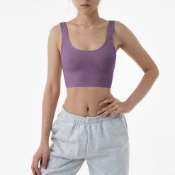 Los Angeles Apparel Women's 8383 - Cotton Spandex Tank Crop Top