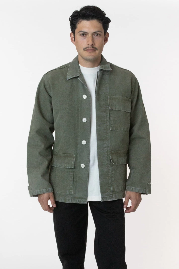 Los Angeles Apparel Workwear RDC400GD - 13 Oz. Canvas Military Jacket 3 Los Angeles Apparel Workwear RDC400GD - 13 Oz. Canvas Military Jacket