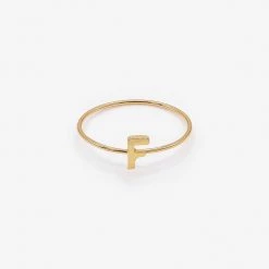 Los Angeles Apparel ALPHRNG - Alphabet Ring Women's