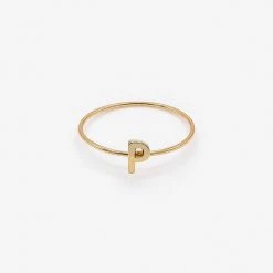 Los Angeles Apparel ALPHRNG - Alphabet Ring Women's
