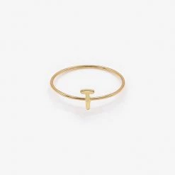 Los Angeles Apparel ALPHRNG - Alphabet Ring Women's