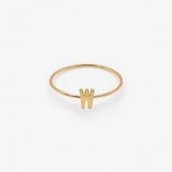 Los Angeles Apparel ALPHRNG - Alphabet Ring Women's