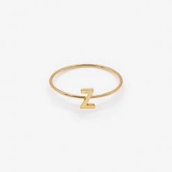 Los Angeles Apparel ALPHRNG - Alphabet Ring Women's