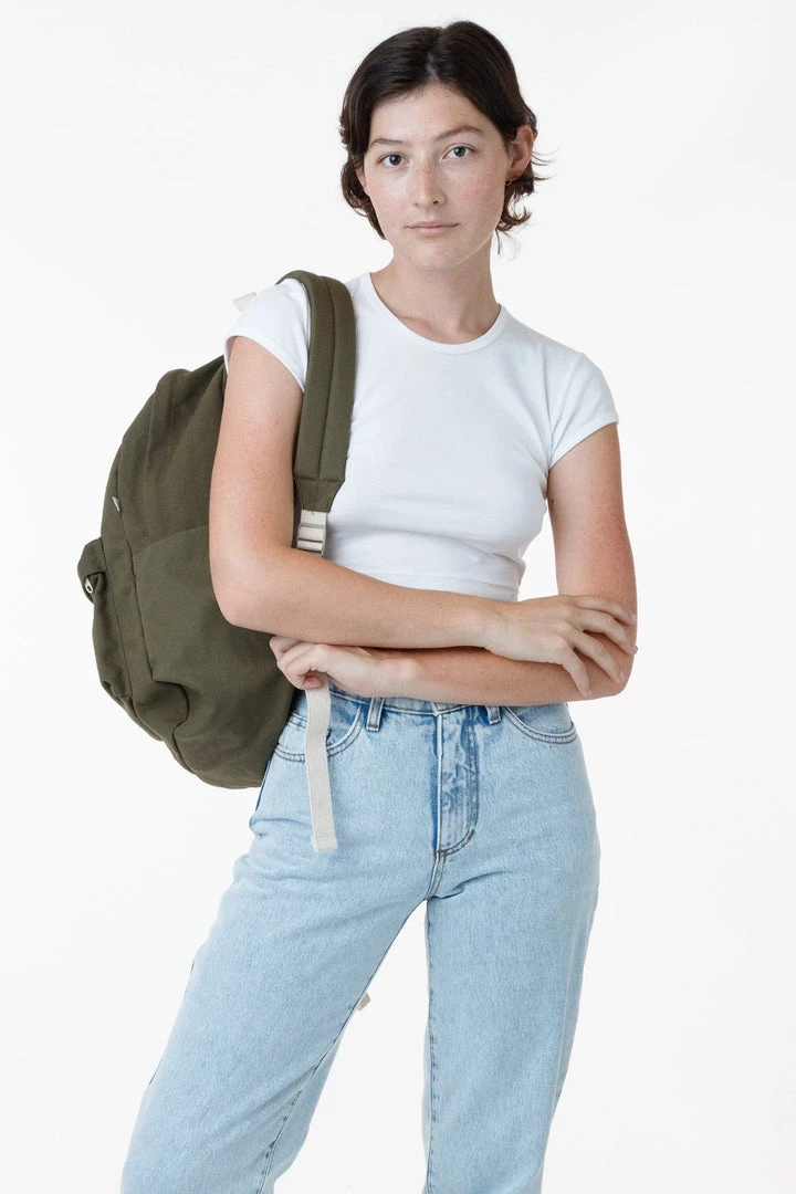 Los Angeles Apparel RCC508 - Cotton Canvas Backpack 6 Los Angeles Apparel RCC508 - Cotton Canvas Backpack