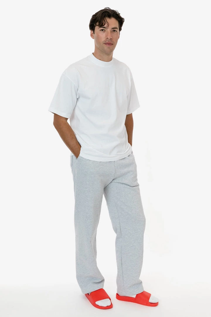 Los Angeles Apparel HF-05 - 14 Oz. Heavy Fleece Straight Leg Sweatpant Men's 7 Los Angeles Apparel HF-05 - 14 Oz. Heavy Fleece Straight Leg Sweatpant Men's