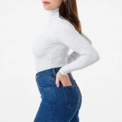 Los Angeles Apparel 8306 - Cotton Spandex Turtleneck 28 Los Angeles Apparel 8306 - Cotton Spandex Turtleneck