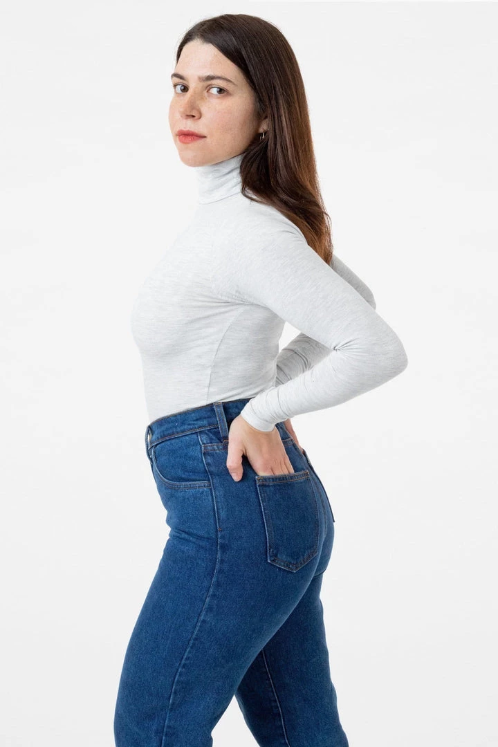 Los Angeles Apparel 8306 - Cotton Spandex Turtleneck 14 Los Angeles Apparel 8306 - Cotton Spandex Turtleneck