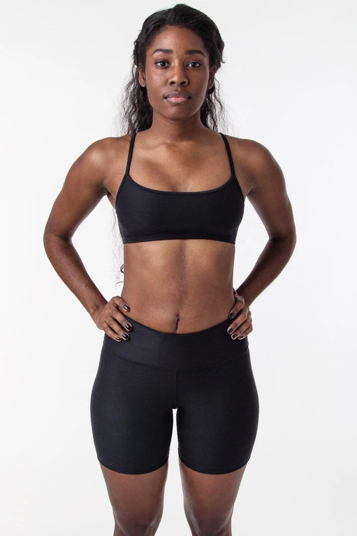 Los Angeles Apparel RAW303 - Spaghetti Sports Bra 3 Los Angeles Apparel RAW303 - Spaghetti Sports Bra