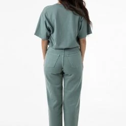 Los Angeles Apparel RBDW01GD - Garment Dye Women's Relaxed Fit Bull Denim Jean