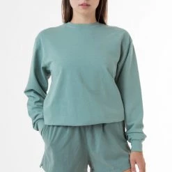 Los Angeles Apparel MWT07GD Unisex - Long Sleeve Garment Dye French Terry Pullover 16 Los Angeles Apparel MWT07GD Unisex - Long Sleeve Garment Dye French Terry Pullover