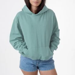 Los Angeles Apparel MWT09GD Unisex - Long Sleeve Garment Dye French Terry Pullover Hoodie