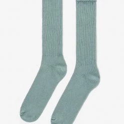 Los Angeles Apparel RIBCSOCK - Flat Knit Rib Crew Sock Women's