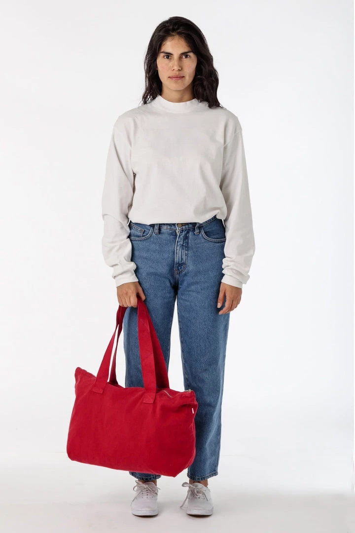 Los Angeles Apparel Women's BD06 - Carry All Zip Tote 4 Los Angeles Apparel Women's BD06 - Carry All Zip Tote