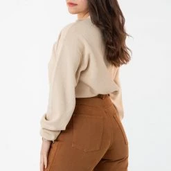 Los Angeles Apparel Women's TX407GD Unisex - Long Sleeve Heavy Thermal Crew Neck