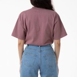 Los Angeles Apparel 1405GD Unisex - Short Sleeve Garment Dye Mockneck T-Shirt Women's