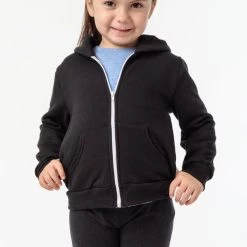 Los Angeles Apparel F1097 - Toddler Poly Cotton Zip Hoodie Kid's