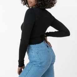 Los Angeles Apparel Women's 3373GD - Heavy 2x1 Rib Wrap Top