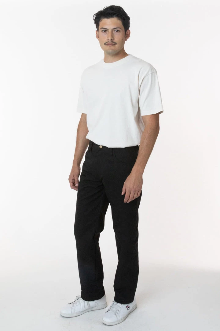 Los Angeles Apparel RTWL01 - Twill Work Pants Black 3 Los Angeles Apparel RTWL01 - Twill Work Pants Black