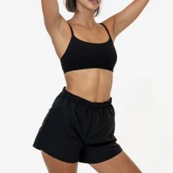 Los Angeles Apparel RNF314 - Women's Nylon Track Shorts 19 Los Angeles Apparel RNF314 - Women's Nylon Track Shorts