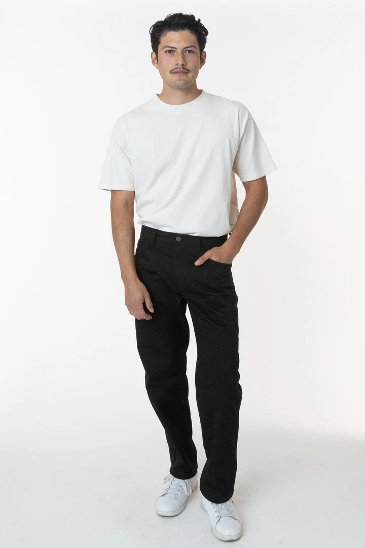 Los Angeles Apparel RTWL01 - Twill Work Pants Black 5 Los Angeles Apparel RTWL01 - Twill Work Pants Black