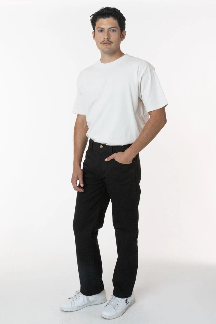 Los Angeles Apparel RTWL01 - Twill Work Pants Black 6 Los Angeles Apparel RTWL01 - Twill Work Pants Black
