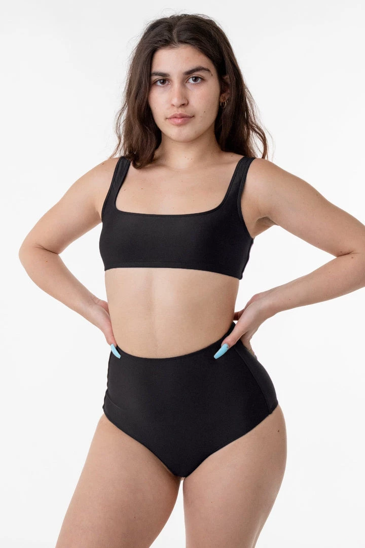 Los Angeles Apparel RNT3005 - Square Neck Bikini Top Women's 30 Los Angeles Apparel RNT3005 - Square Neck Bikini Top Women's