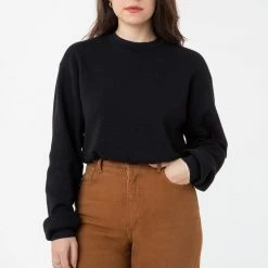 Los Angeles Apparel Women's TX407GD Unisex - Long Sleeve Heavy Thermal Crew Neck