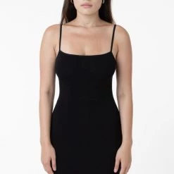Los Angeles Apparel 83401 - Spaghetti Mid-Length Dress Women's