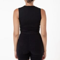 Los Angeles Apparel 4365 - Baby Rib Sleeveless Crew Neck Women's