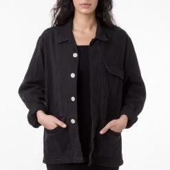 Los Angeles Apparel RCT400GD Unisex - 12 Oz. Cotton Twill Military Jacket