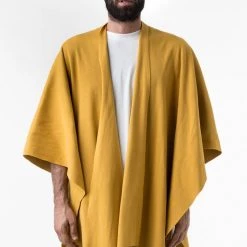 Los Angeles Apparel RHFR399GD - Heavy Cotton Rib Poncho Men's
