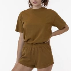 Los Angeles Apparel HF314GD - Garment Dye Heavy Fleece Short Shorts 34 Los Angeles Apparel HF314GD - Garment Dye Heavy Fleece Short Shorts