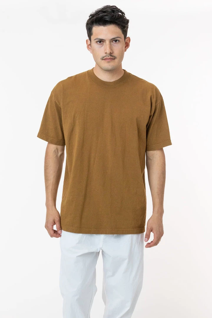 Los Angeles Apparel 1801GD - 6.5oz Garment Dye Crew Neck T-Shirt (New & Now) 4 Los Angeles Apparel 1801GD - 6.5oz Garment Dye Crew Neck T-Shirt (New & Now)